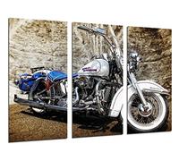 Poster Fotográfico Moto Harley Davidson, Moto Vintage Tamaño total: 97 x 62 cm XXL