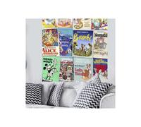 Póster gigante sin tejido - Disney - Película retro - H 200 x L 120 cm - Multicolor - Decoración de pared