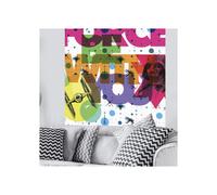 Póster gigante - Star Wars - Pop Neon Geométricos - H 200 x L 120 cm - Decoración mural - Interior