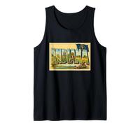 Póster gráfico de Viaje Retro Vintage con Letras de los años 50 de Indiana Camiseta sin Mangas