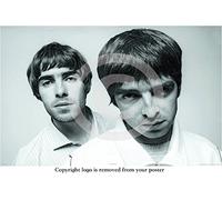 Póster grande de Oasis Liam & Noel Close up de papel de 91,5 x 61 cm