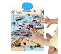 Póster hablando, juguete educativo para el aprendizaje de la lengua inglesa, cuadro mural interactivo, para guardería, jardín D, sala, guardería, guardería, hogar, guardería, sala de juegos