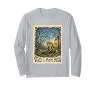 Póster I Bury Things Maybe Plants Maybe People Frog Manga Larga