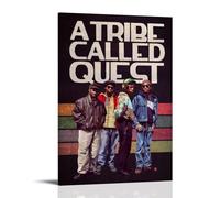 Póster impermeable con texto en inglés "A Tribe Called Quest, arte para sala de estar, pared, dormitorio, oficina en casa y preparación de regalos, regalos exquisitos para regalar a personas, 50 x 75