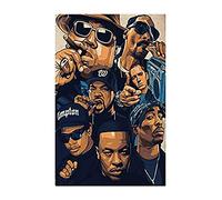 Póster impreso Biggie Notorious 2pac Jay-Z N.W.A Hip Hop Legend Star lienzo pintura arte pared cuadros sala de estar decor del hogar East West Rap póster lienzo impresión arte sin marco,40×60cm