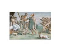 Póster impreso de boda de Alejandro y Roxanne-Raphael, arte de pared, lienzo, decoración del hogar, pósteres, 40 x 60 cm