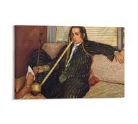Póster impreso de El Hachís Fumando Emile Bernard Pintor Póster Arte de Pared Pintura Lienzo Pósteres Obras de Arte Estética Habitación 50 x 75 cm