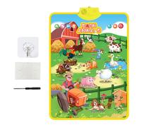 Póster interactivo del alfabeto, gráfico electrónico de pared parlante, póster educativo musical para niños, herramienta de lenguaje atractiva para niños de 3, 4, 5 años de aprendizaje