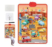 Póster interactivo del alfabeto, gráfico electrónico de pared parlante, póster educativo musical para niños, herramienta de lenguaje atractiva para niños de 3, 4, 5 años de aprendizaje