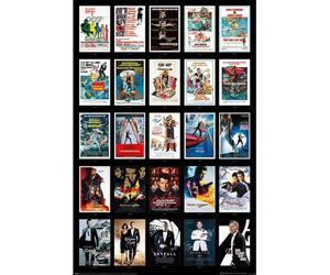 Póster James Bond 25 Films 61x91,5cm