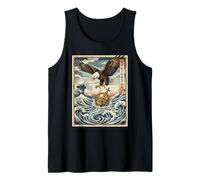Póster japonés No Kings Day Ukiyo-e Camiseta sin Mangas