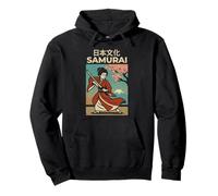 Póster japonés Vintage de Geisha Samurai Art Kyoto Asia Cool Sudadera con Capucha