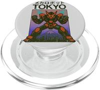 Póster japonés Vintage de Mecha Robot Powering Up Boys Tokio PopSockets PopGrip para MagSafe