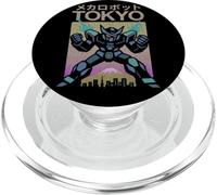 Póster japonés Vintage de Mecha Robot Powering Up Boys Tokio PopSockets PopGrip para MagSafe