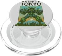 Póster japonés Vintage de Mecha Robot Powering Up Boys Tokio PopSockets PopGrip para MagSafe