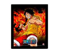 Póster Lenticular 3D - ONE PIECE - Brothers Burning Rage (26 x 20 cm)