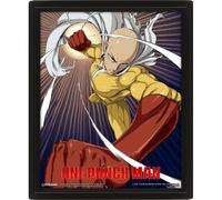 Póster lenticular Pyramid ONE PUNCH MAN 3D 23,5x28,5 cm enmarcado efecto visual