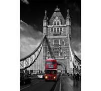 Póster/Lienzo - London Tower Bridge - London Bus Red - Inglaterra - arredamento - 006