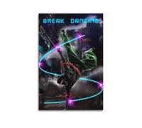 Póster limitado firmado con portada de álbum de hip hop break dance, póster de portada musical, pop hip hop, rap, cantante, estrella, póster de música, lienzo estético, arte de pared para niñas y