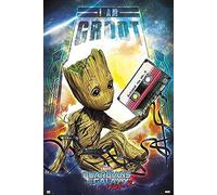 Póster Marvel Guardians of the Galaxy Vol. 2 - I Am Groot (61cm x 91,5cm) + embalaje para regalo