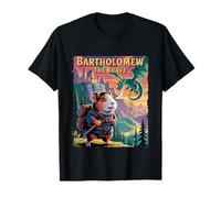 Póster Medieval del Juego Vintage del Castillo del dragón Camiseta