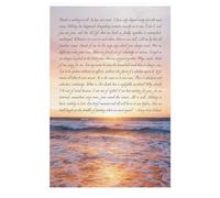 poster Minimalist Quote Poster - Death Is Nothing At All by Henry Scott-Holland, Modern Typography Wall Art for Home, Study or Counseling Office Decor(Framed,12x18inch(30x45cm))