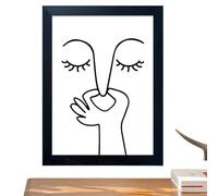 póster moderno de mal olor para decoración de baño de 12 x 16 pulgadas