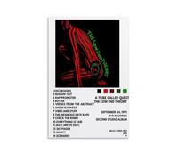 Póster moderno de pared con texto en inglés "A Tribe Called Quest The Low End Theory", impresión minimalista para sala de estar, dormitorio, oficina, una decoración simple pero llamativa para hogares