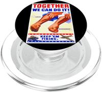 Póster Motivacional USA WWII PopSockets PopGrip para MagSafe