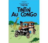Póster Moulinsart álbum de Tintín: Tintín en el Congo 22010 (70x50cm)