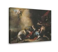 Póster Murillo de La conversión de San Pablo de Bartolome Esteban Murillo para dormitorio, decoración de lienzo deportivo, paisaje, oficina, habitación, marco de regalo, 50,8 x 76,2 cm