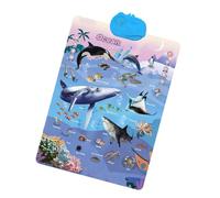 Póster parlante - Juguete para el aprendizaje en inglés | Cartel mural interactivo - Para uso en el aula, guardería, guardería o sala de juegos