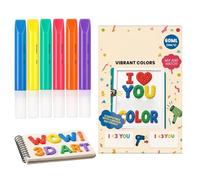 Poster Photo Decor Pens - 6 Piece Relief Art Painting Markers Kit Pens