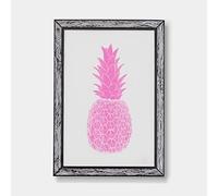 Póster Piña Rosa Fluo A3 21x29 - Impreso en Papel 250gr - Póster Pared - Lámina Enmarcada - Cuadros Decoración Salón - Pósters Decorativos -