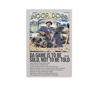 Póster Polaroid de álbum de música, póster decorativo con texto en inglés "Da Game Is To Be Sell, Not To Be Told", pintura decorativa, lienzo, póster de pared e imagen artística moderna para