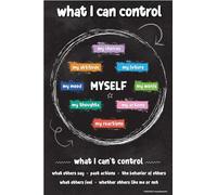 poster Positive Affirmations Poster Set for Teens: Motivational Wall Decor to Encourage Emotional Well-Being & Self-Care (Unframed,16x24inch(40x60cm))