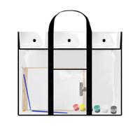 Poster Poster - Art Organizer | Trainer Abdominal Multifuncional | Contenedor Impermeable | Clean Waterproof Poster Storage Bolsas Pvc Bulletin Bulletin Porta Mango Para Las Obras De Dibujo Tareas