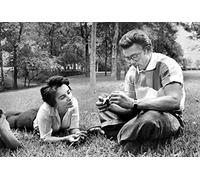 Póster Póster de James Dean y Elizabeth Talyor Celebrité película Hollywwod Retro