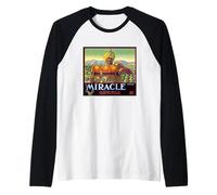 Póster publicitario Vintage de Naranjas milagrosas para Hombres, Mujeres y niños Camiseta Manga Raglan