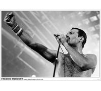 Póster Queen - Freddie Mercury [Wembley Arena, London, 1984] (84cm x 59,5cm)