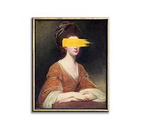 Póster Retrato Vintage Impresiones del arte de la lona Arte ecléctico casero de la pared, decoración del hogar alterada moderna de las imágenes de la pared de la pintura del arte Sin marco