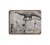 Póster retro de Ark Survival Evolved de metal, letrero de estaño, arte elegante, pintura de hierro, bar, cueva de personas, cafetería, garaje, decoración de pared, 30 x 40 cm