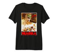 Póster Retro de Halloween con Monstruos de Terror de Vampiros Drácula Camiseta Premium