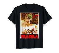 Póster retro de Halloween monstruo película de terror vampiro Drácula Camiseta
