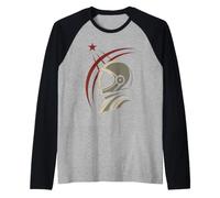 Póster Retro de la URSS del Arte constructivista de la Propaganda soviética Camiseta Manga Raglan