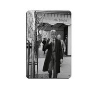 Póster retro de metal con texto "Strolling through New York" (20 x 30 cm)