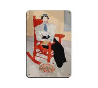 Póster retro de metal con texto "Take Away in the 1800's (Take Away in The 1800's)