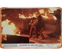Póster retro de película Raiders Of The Lost Ark 1982, cartel de estaño, vintage de película antigua, póster de metal, letrero de TV, bar, regalo, karaoke, club de música, restaurante, cueva de hombre