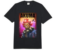 Póster Retro de Street Fighter Akuma con diseño gráfico para Videojuegos Comfort Colors Adult Heavyweight T-Shirt