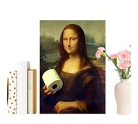 Póster retro, pintura de baño para hogares, gráficos divertidos con tono vintage, palabras temáticas de humor, función de montaje portátil, herramienta de decoración del hogar, accesorio de jardín